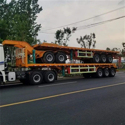Double Link Flatbed Trailer