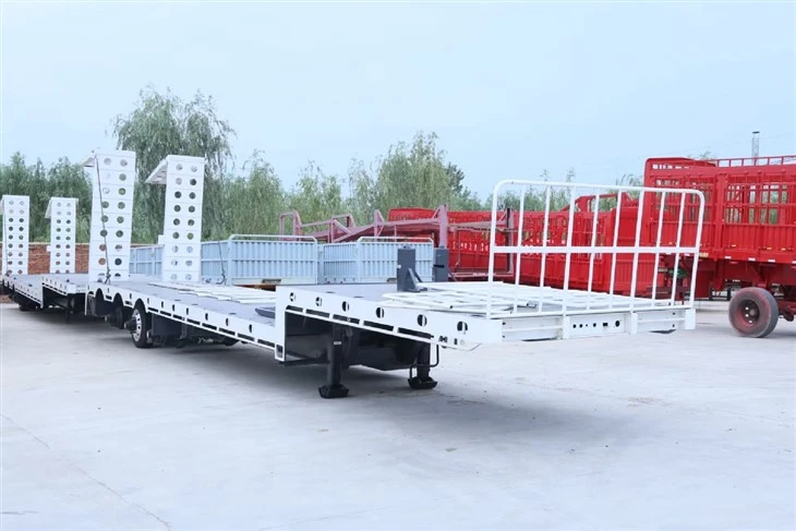 3axles Drop Deck Trailer factory