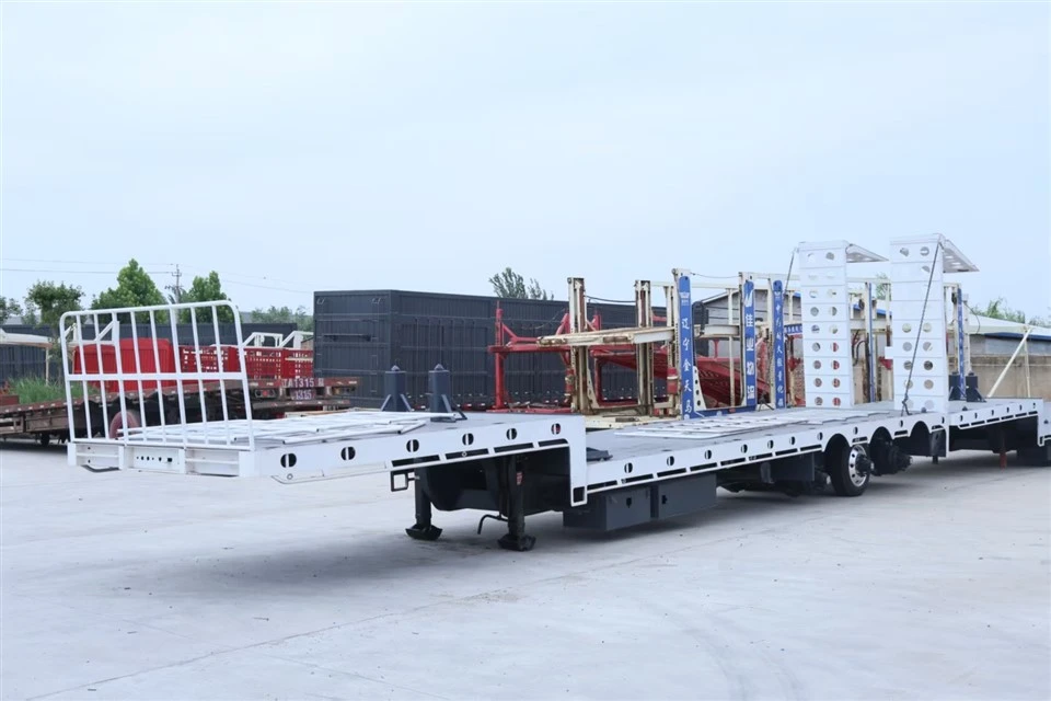 3axles Drop Deck Trailer suppliers