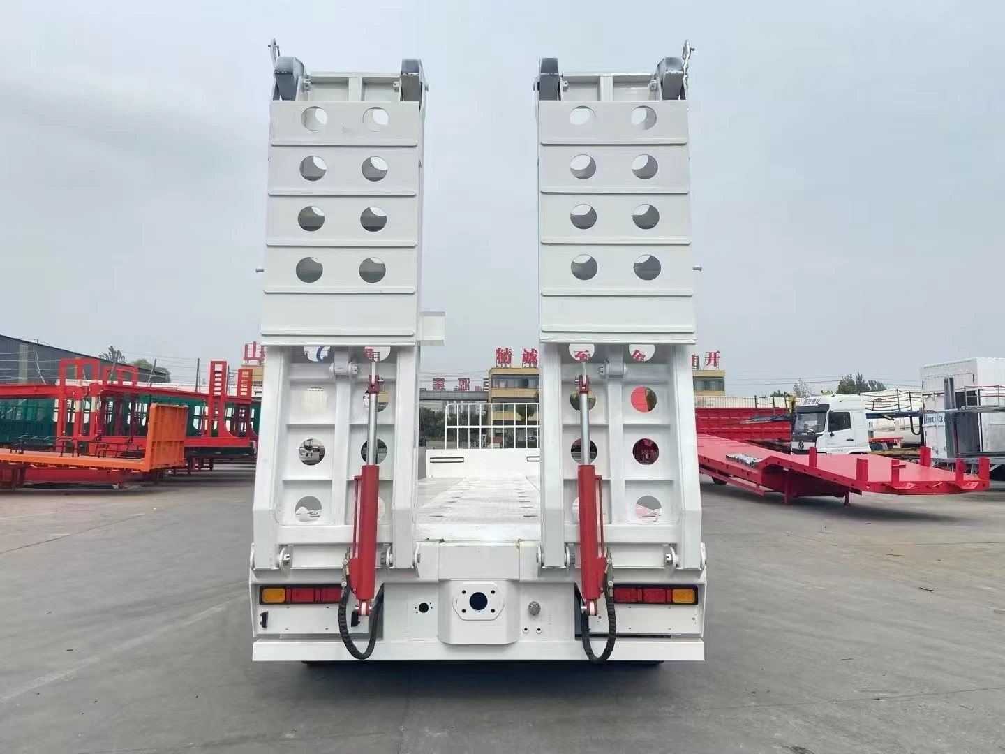 3axles Widenable Drop Deck Trailer factory