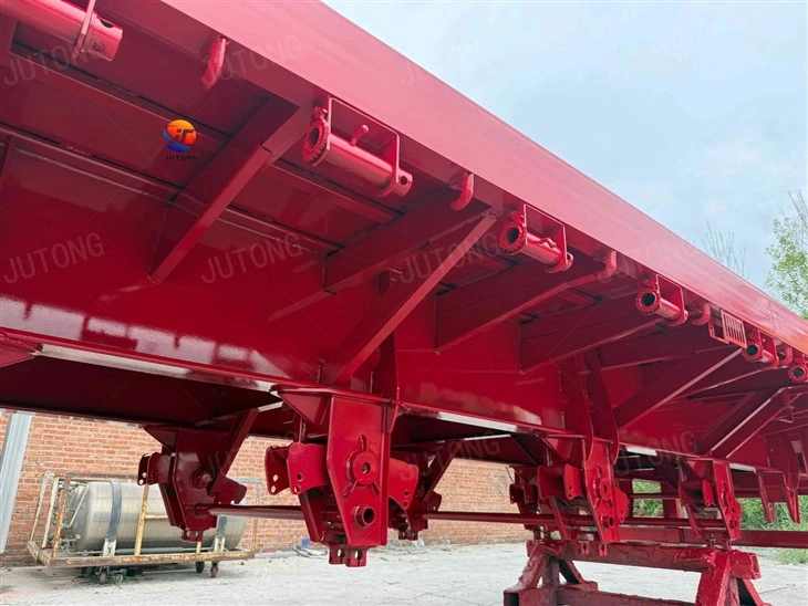 Axle 40FT Heavy Duty Flatbed Container Semi Trailer suppliers