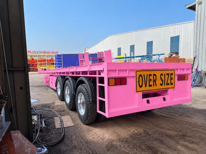 Container Flat Top Trailer 3axles For Australia best