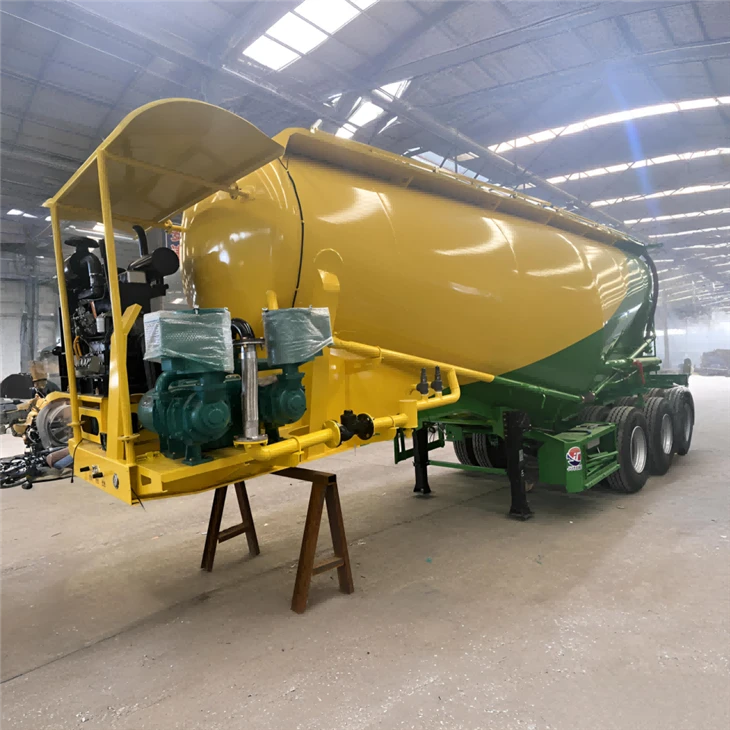 Powder Tank Semi-trailer For Cement & Fly Ash