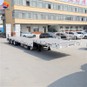White Low-bed Semi-tralier