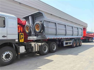 3axles Dump Semi Trailer