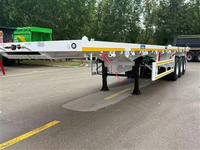 3axles Flatbed Semi Trailer