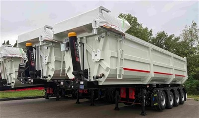 4axles Dump Semi Trailer