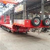 8axle Red -lowbed Trailer